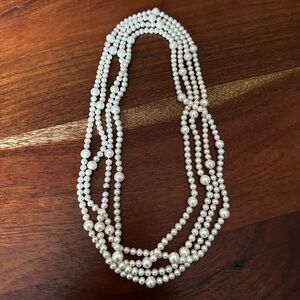 Tiffany & Co White Pearl Necklace